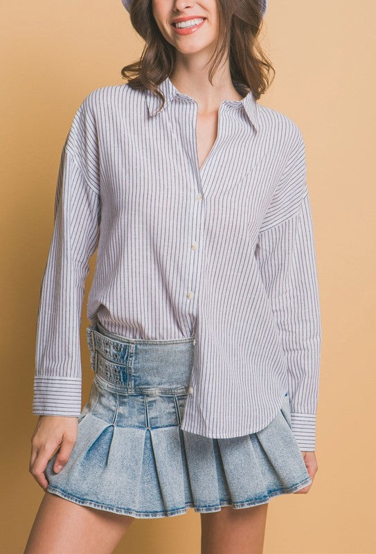 Striped Classic Button Down