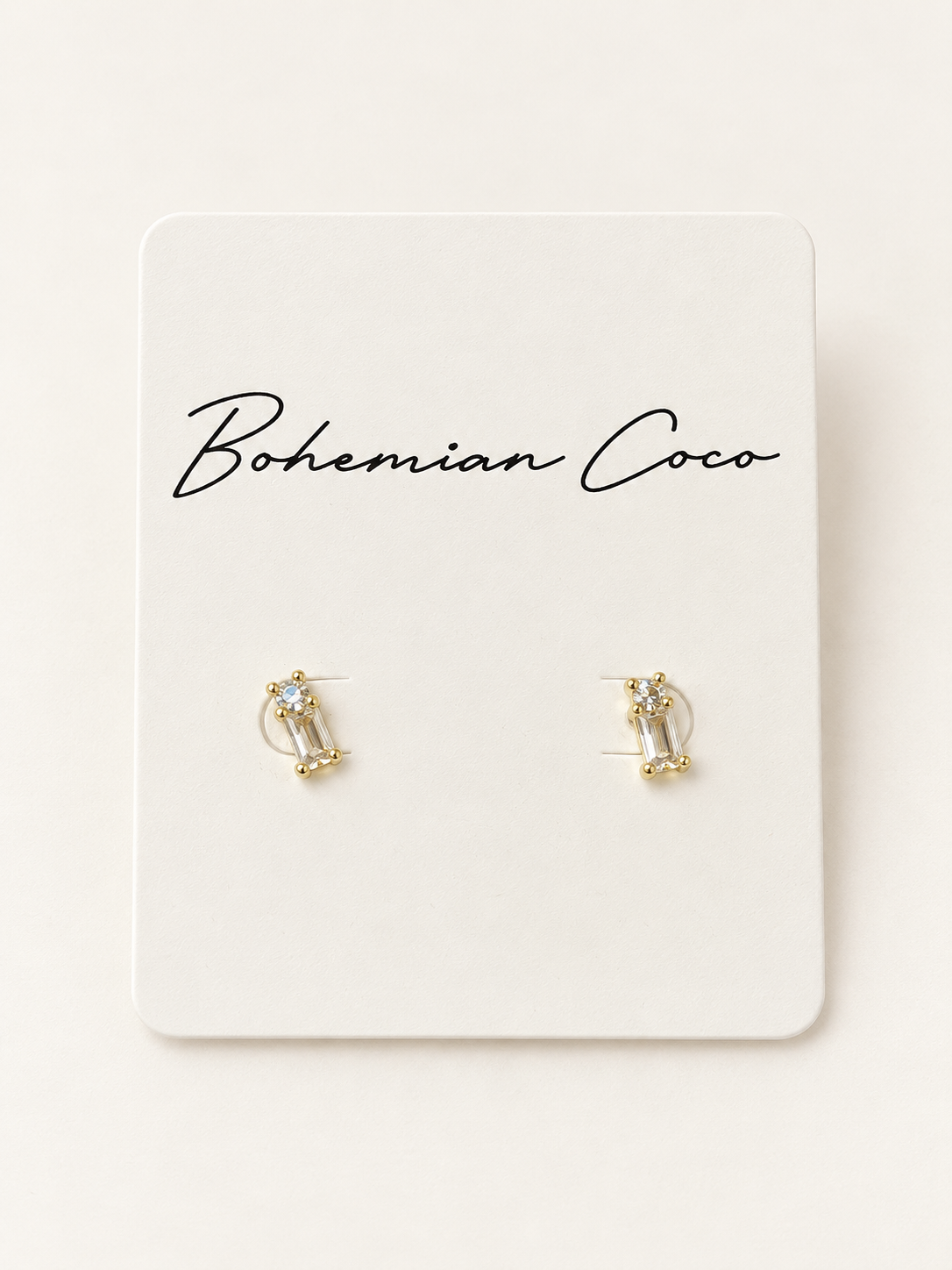 Lumiere Crystal Stud Earrings