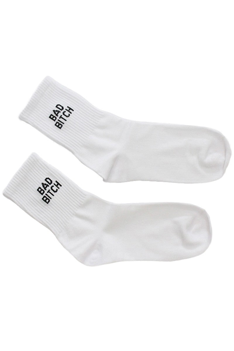 Bad B Crew Socks