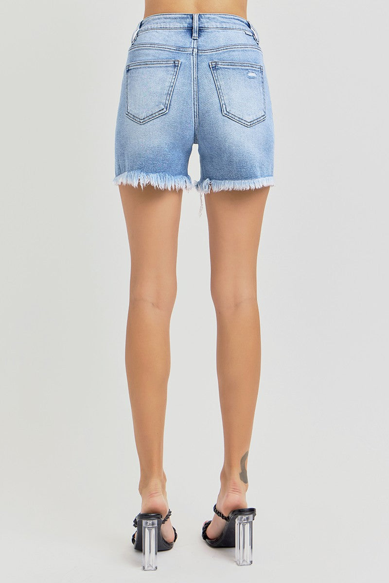 Risen Jeans Distressed Shorts