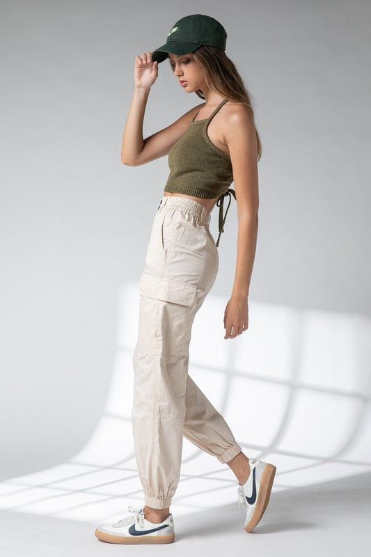 Open Back Knit Top