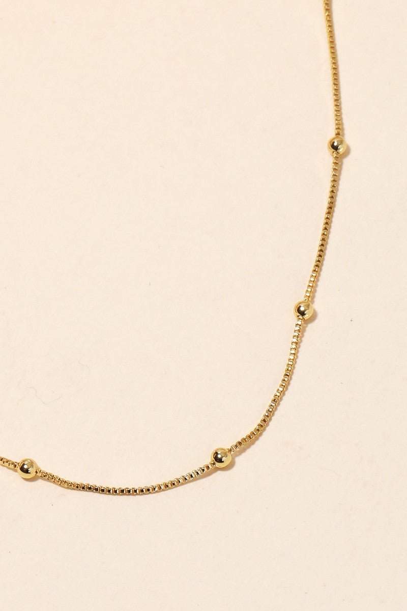 Dainty Box Classic Chain Necklace
