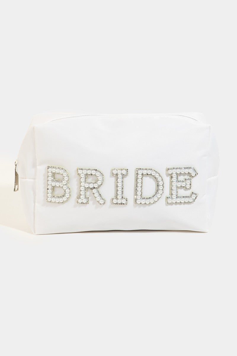 Bride Print Cosmetic Bag