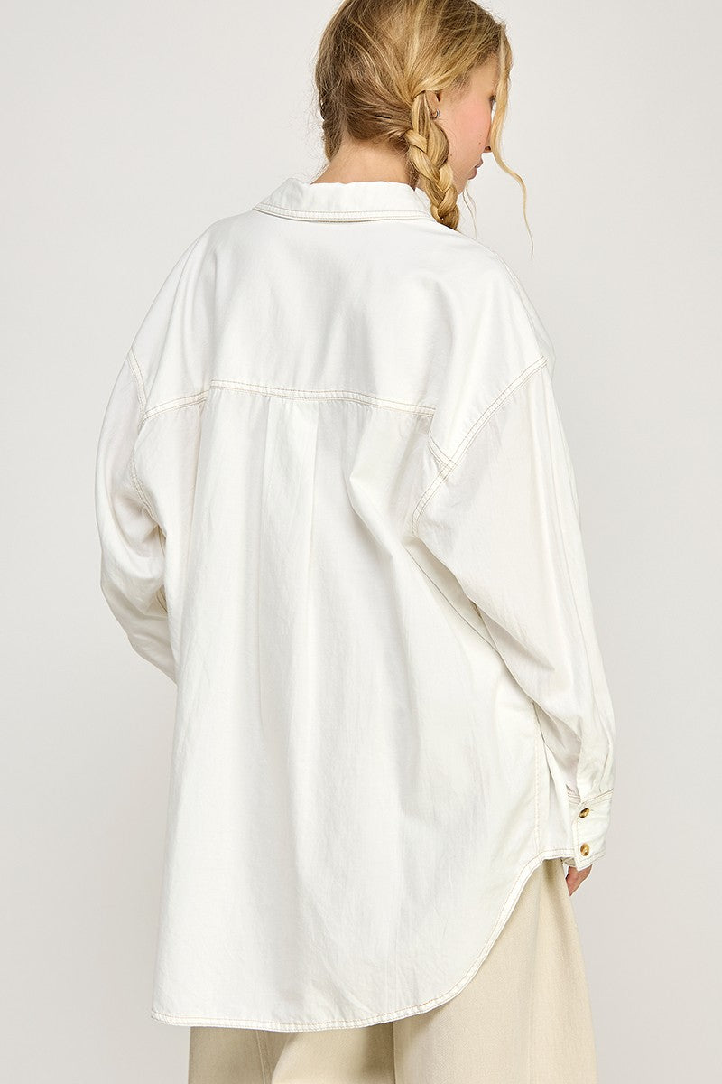 Pacific Coast Oversized Boyrfriends Shirt