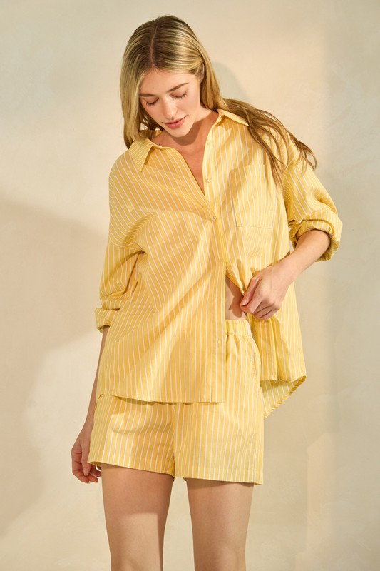 Striped Sunshine Lounge Set