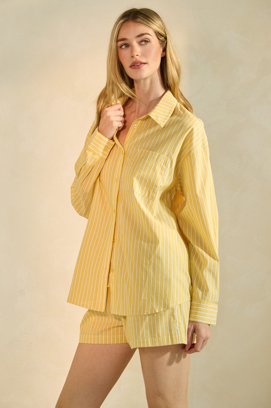 Striped Sunshine Lounge Set