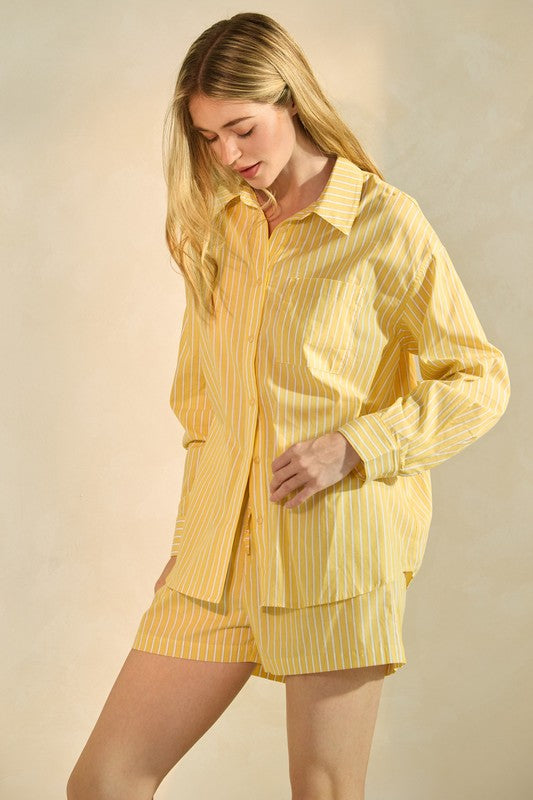 Striped Sunshine Lounge Set