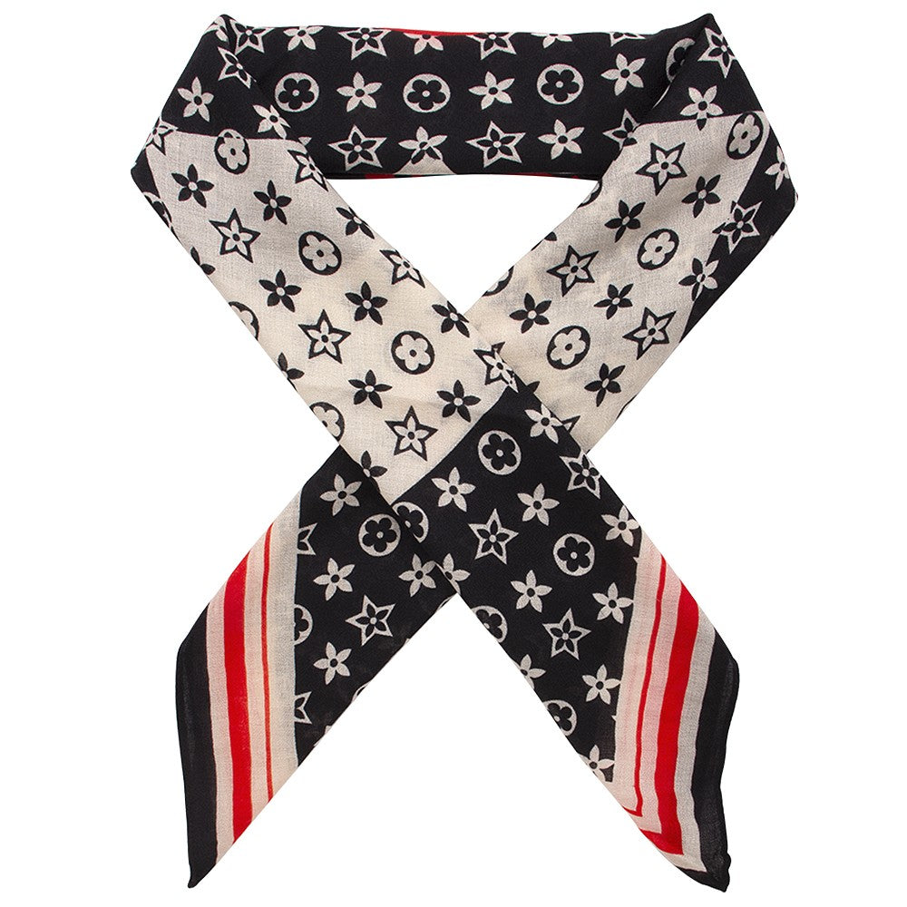 Stylish Red White and Blue Scarf