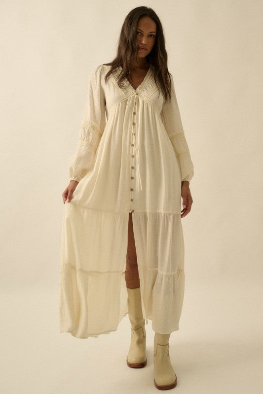 Lacy Fields Maxi Dress