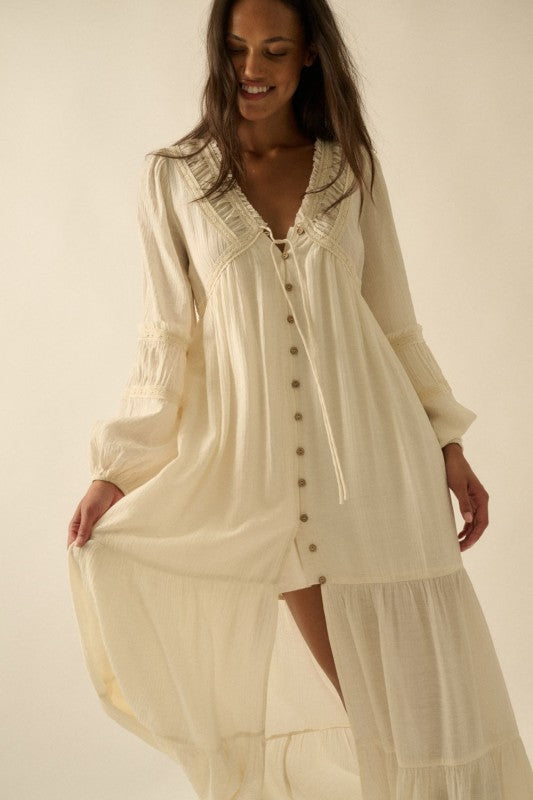 Lacy Fields Maxi Dress
