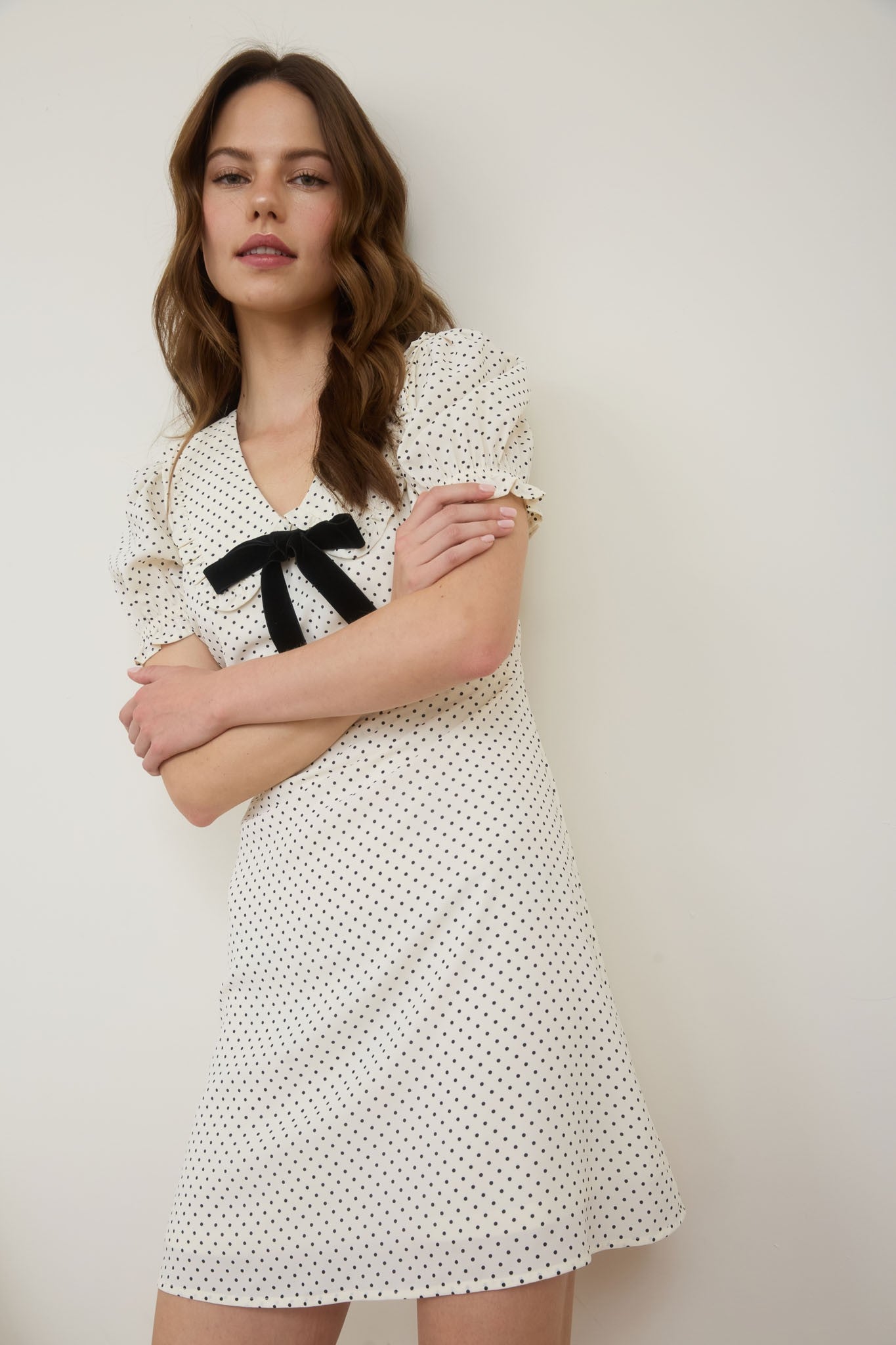 Olivia Polka Dot Mini Dress