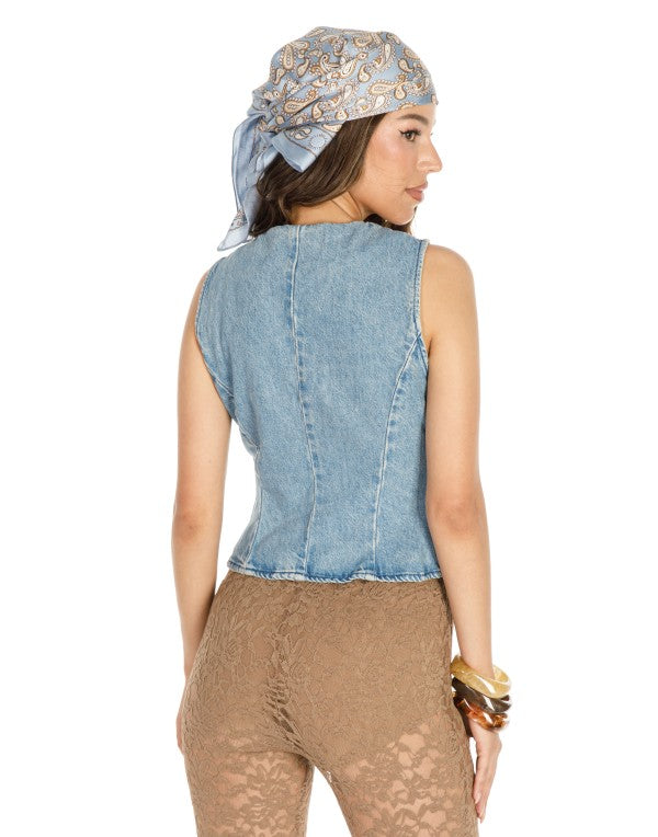 Daring Denim Vest