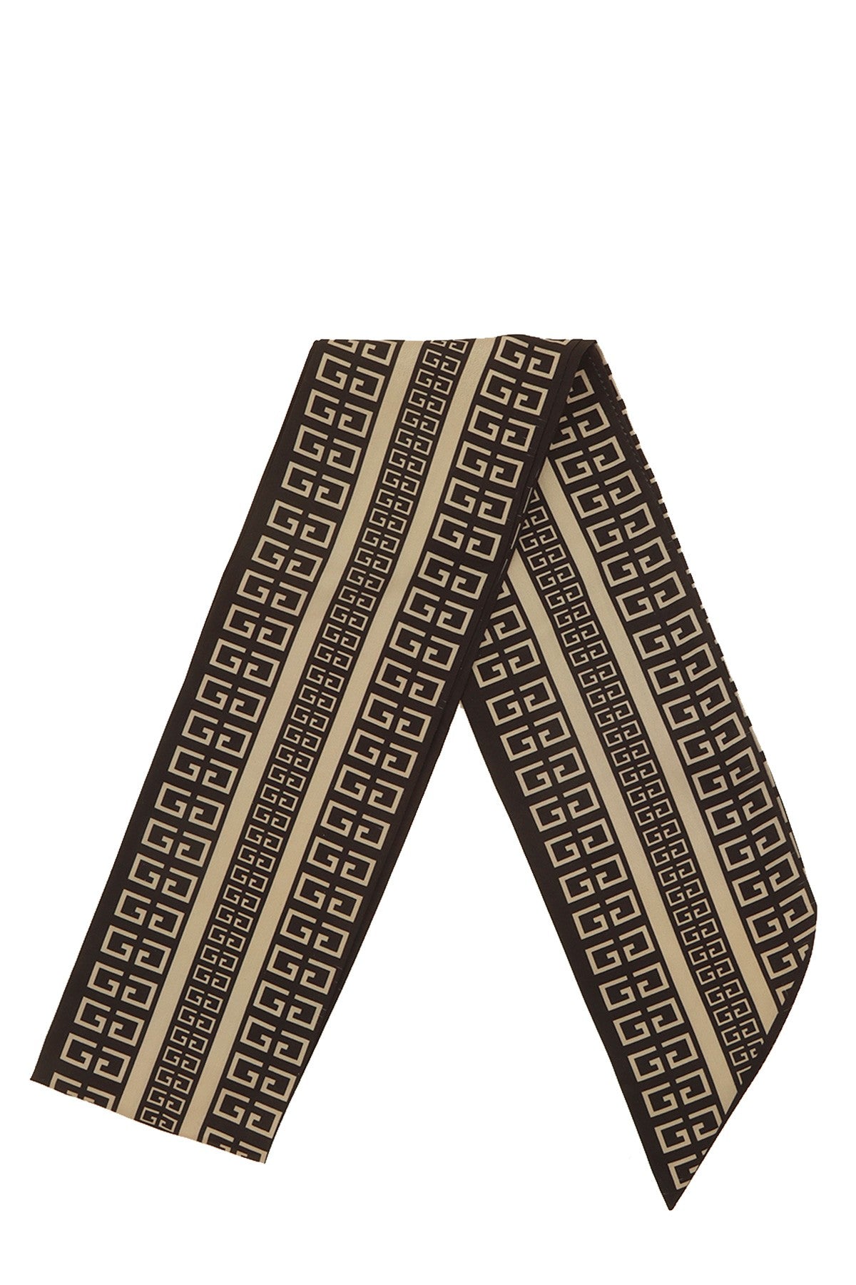 Geometric Skinny Print Scarf