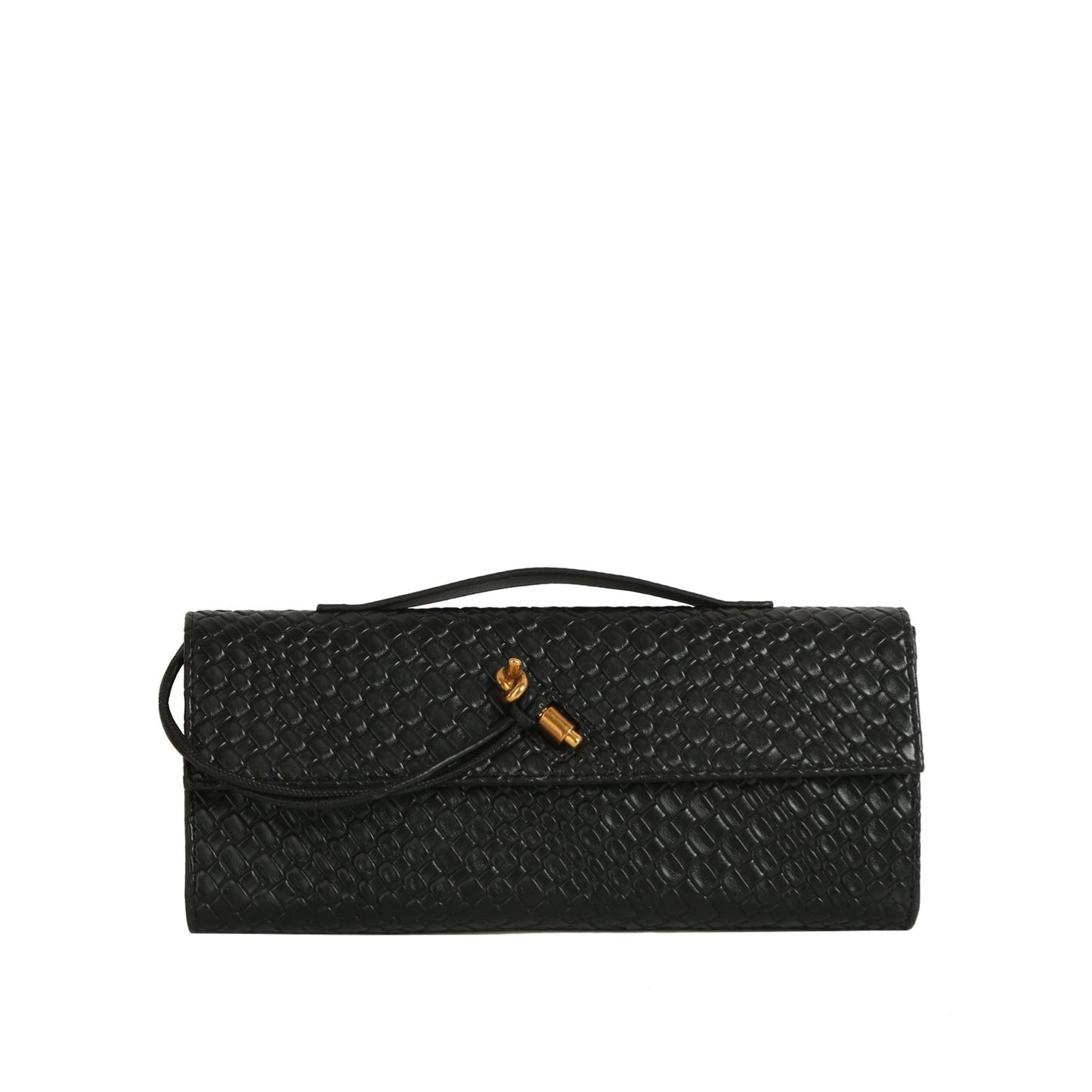 Andi Weave Knot Accent Clutch
