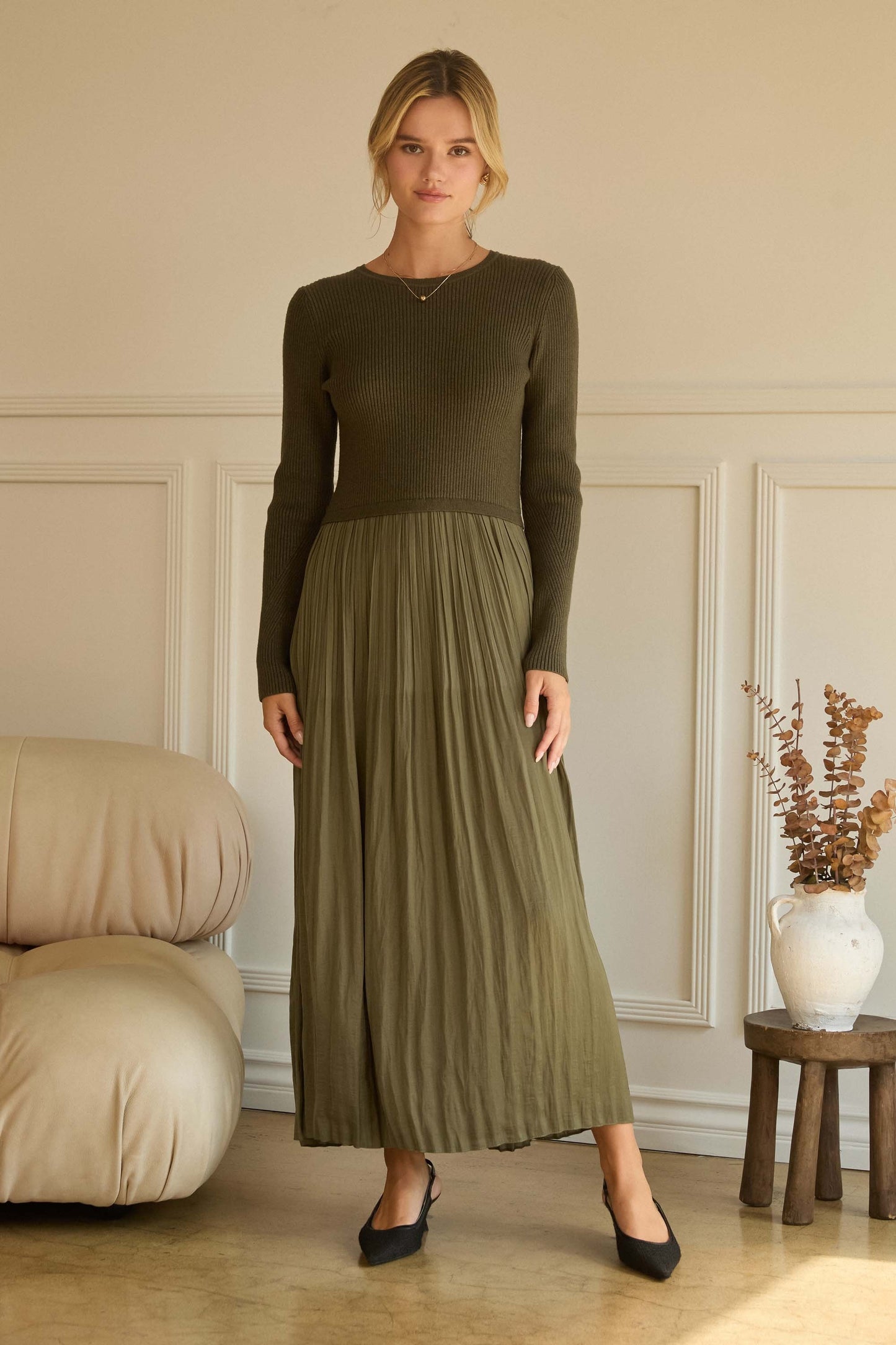 Moss and Moonlight Dress