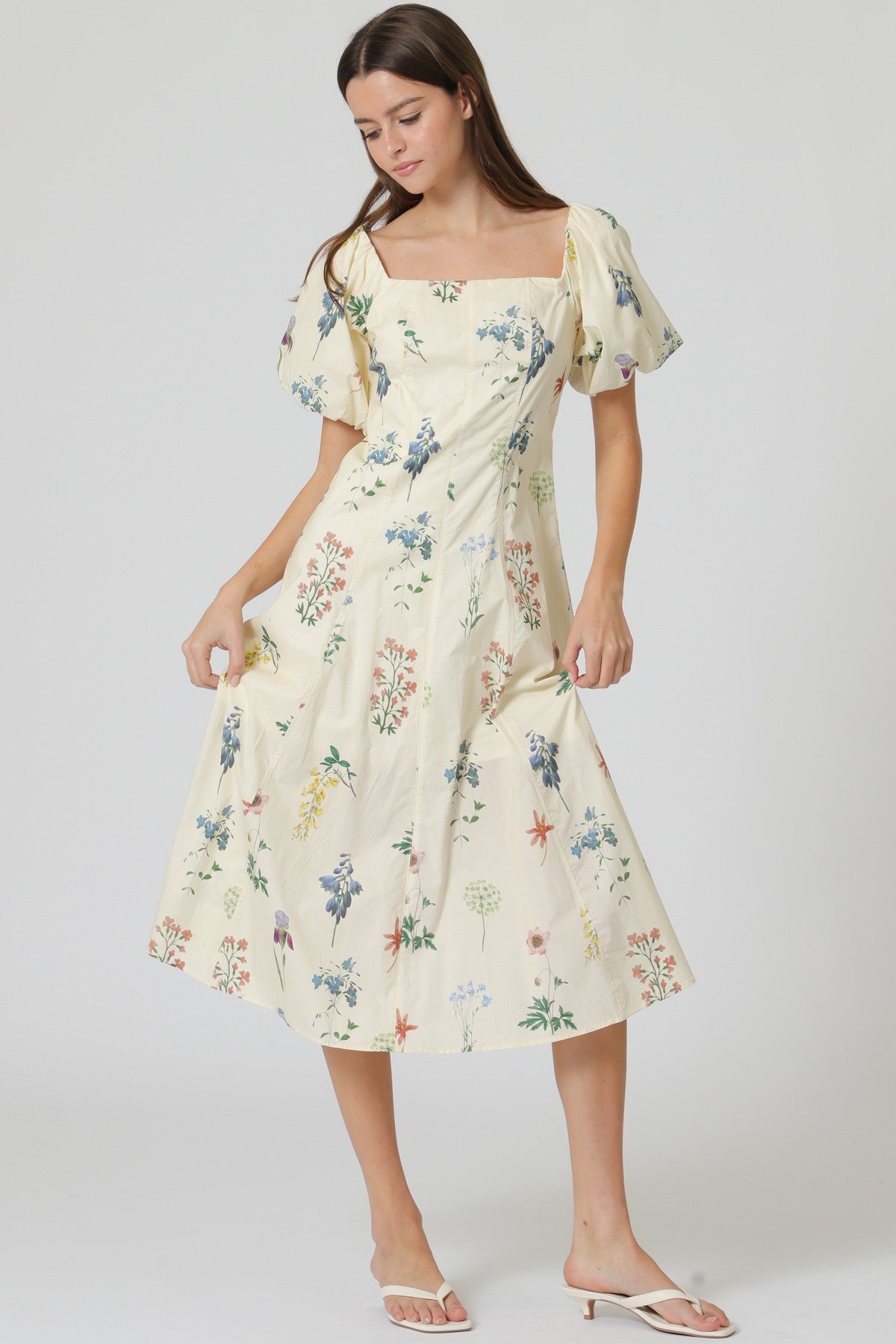 My Inner Soul Blooms Midi Dress