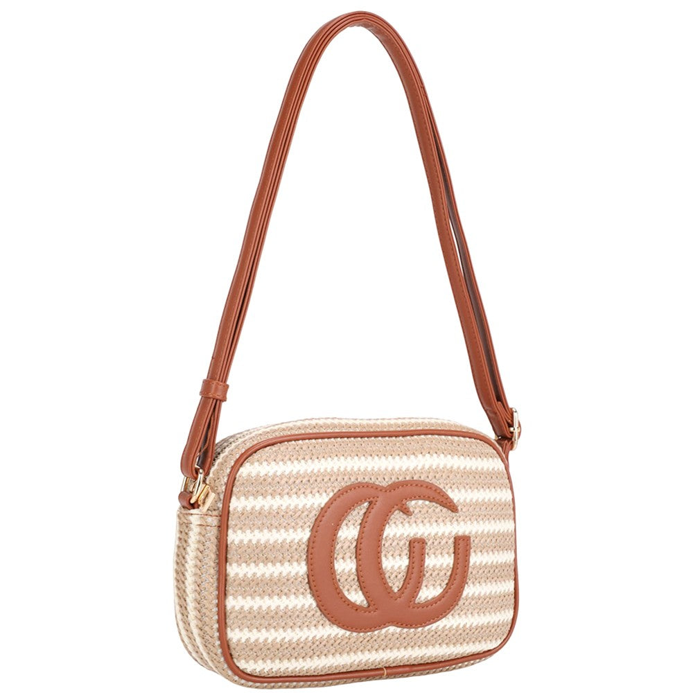 Monaco Stripe Luxe Crossbody