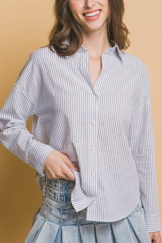 Striped Classic Button Down