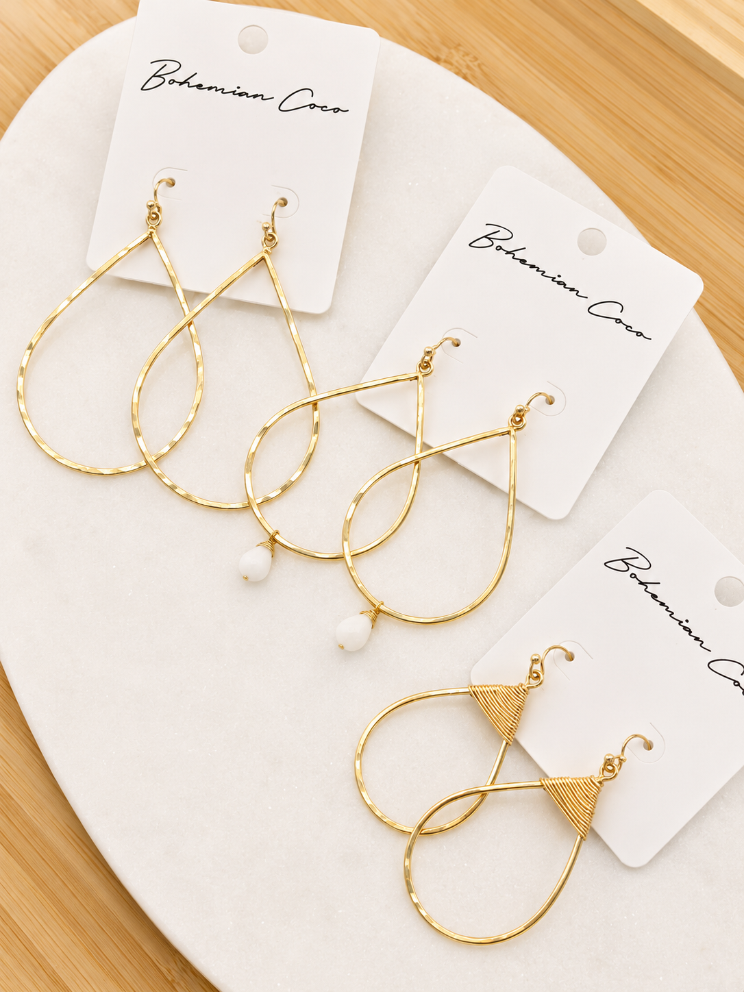 Handmade Teardrop Earrings