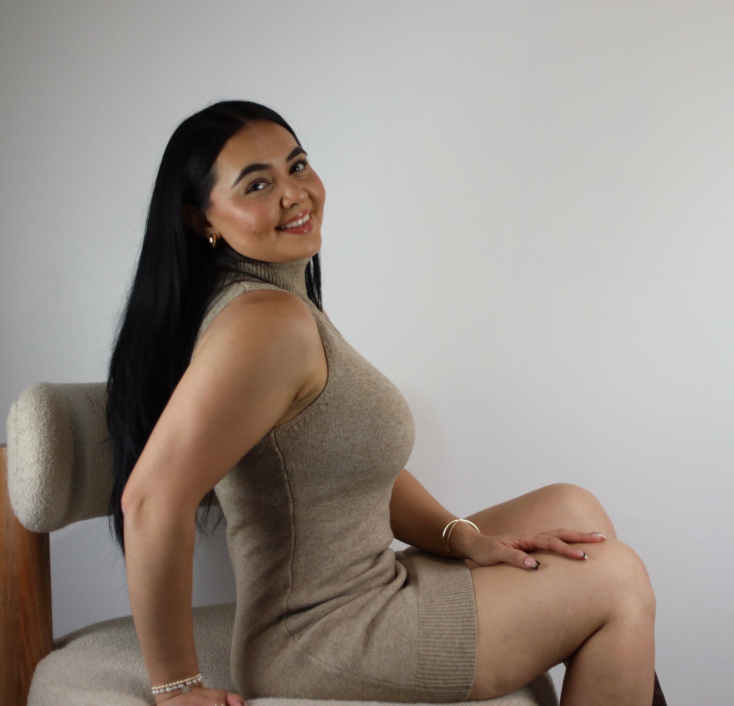 Cozy Knit Shell Dress