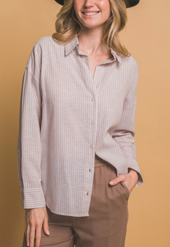 Striped Classic Button Down