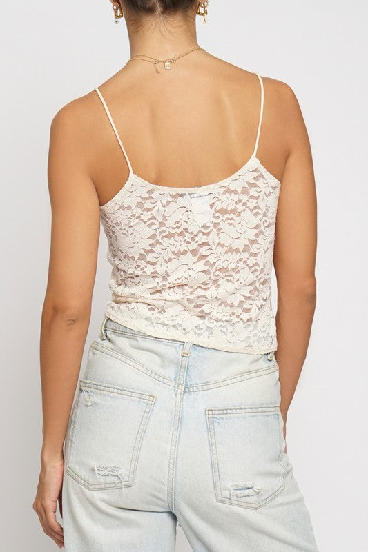 Sheer Lace Cami
