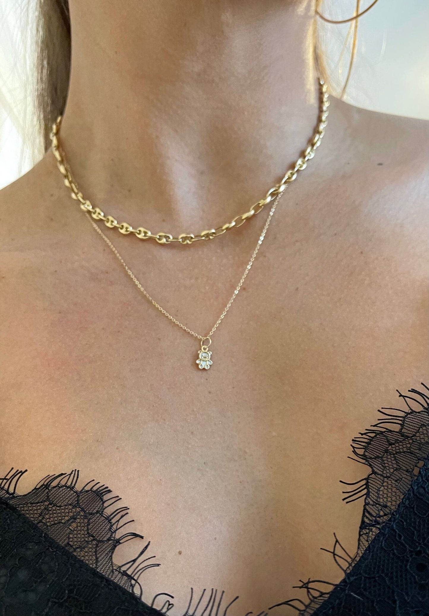 Mariner Link 14k Gold Necklace