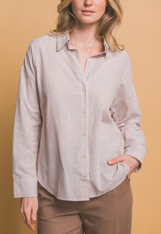 Striped Classic Button Down