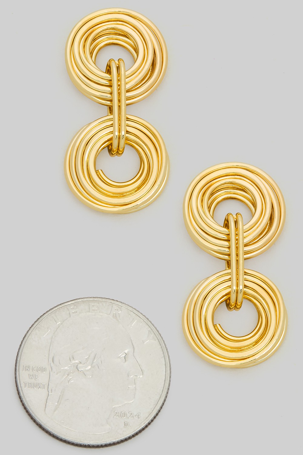 Luna Loop Dangle Earrings