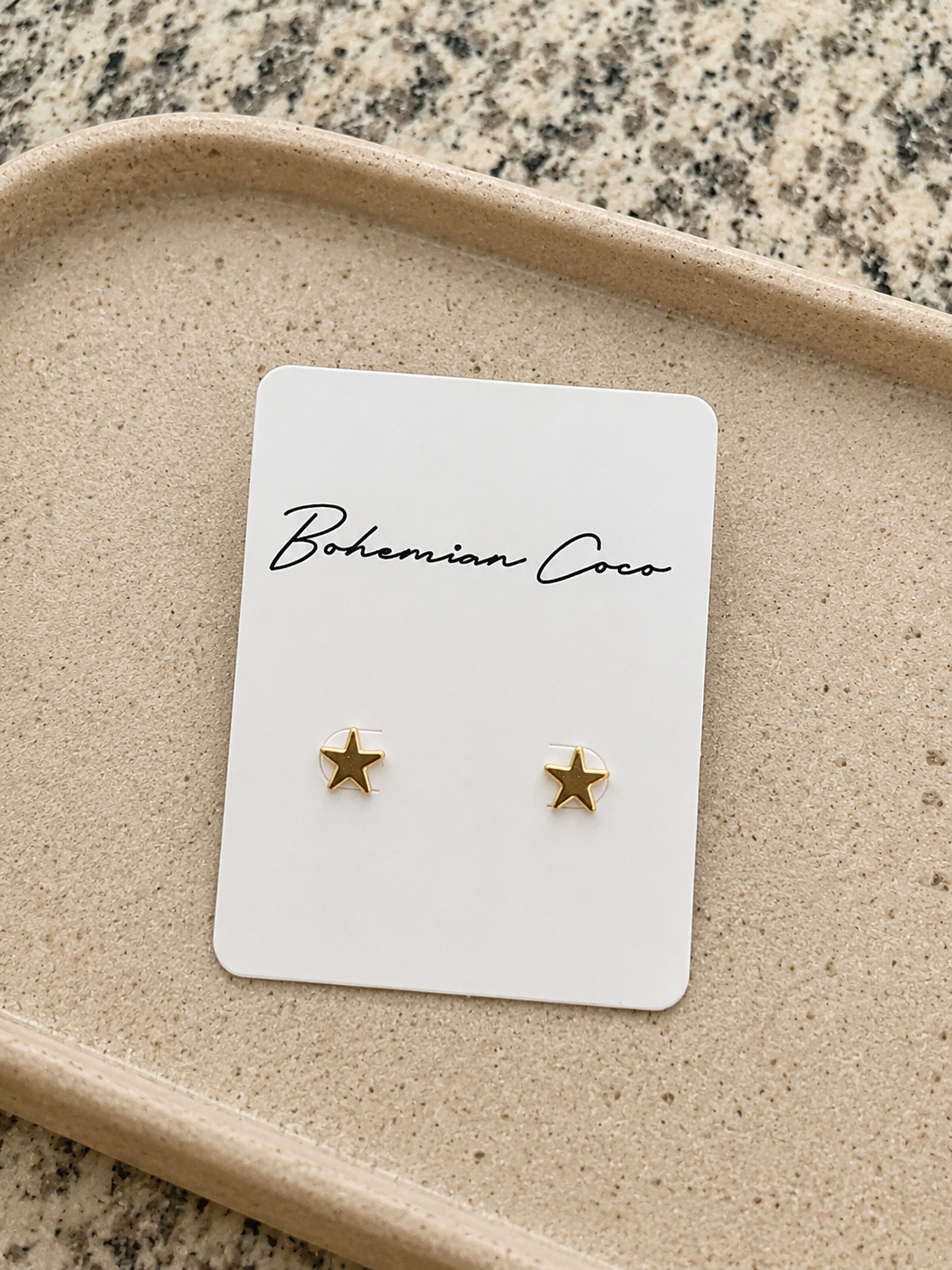 Gold Star Studs
