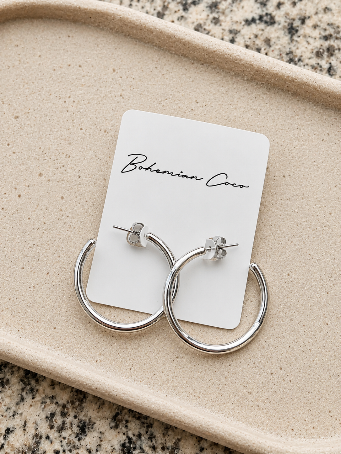 Wisteria Hoop Earrings