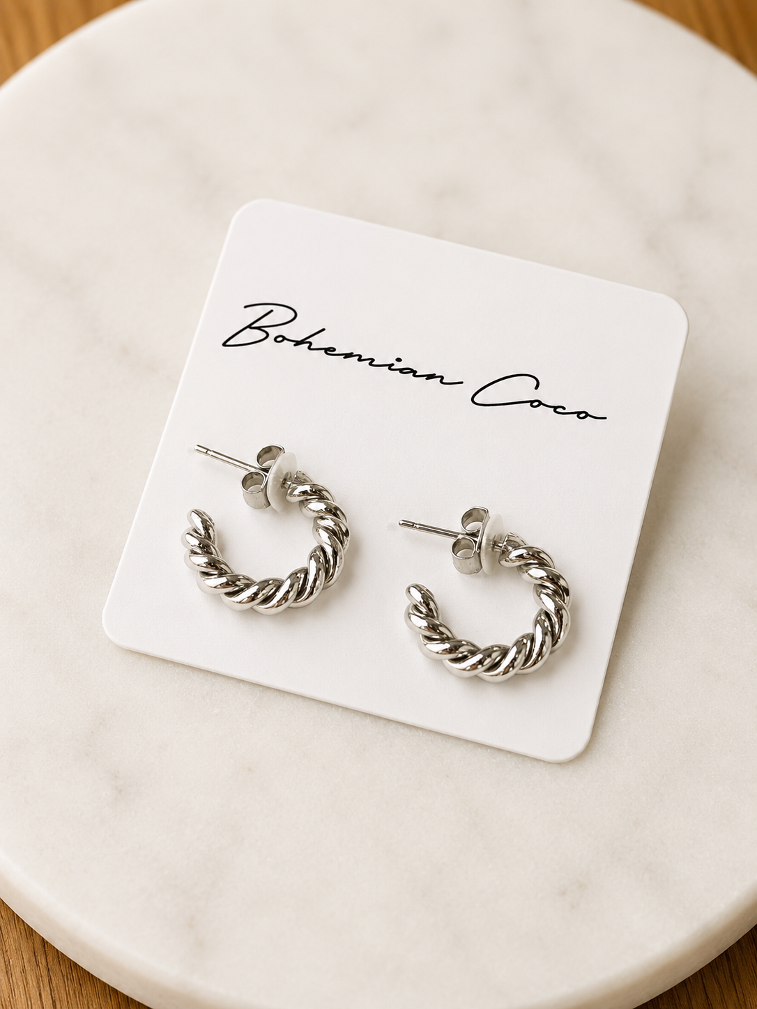 Aurelia Twist Hoops