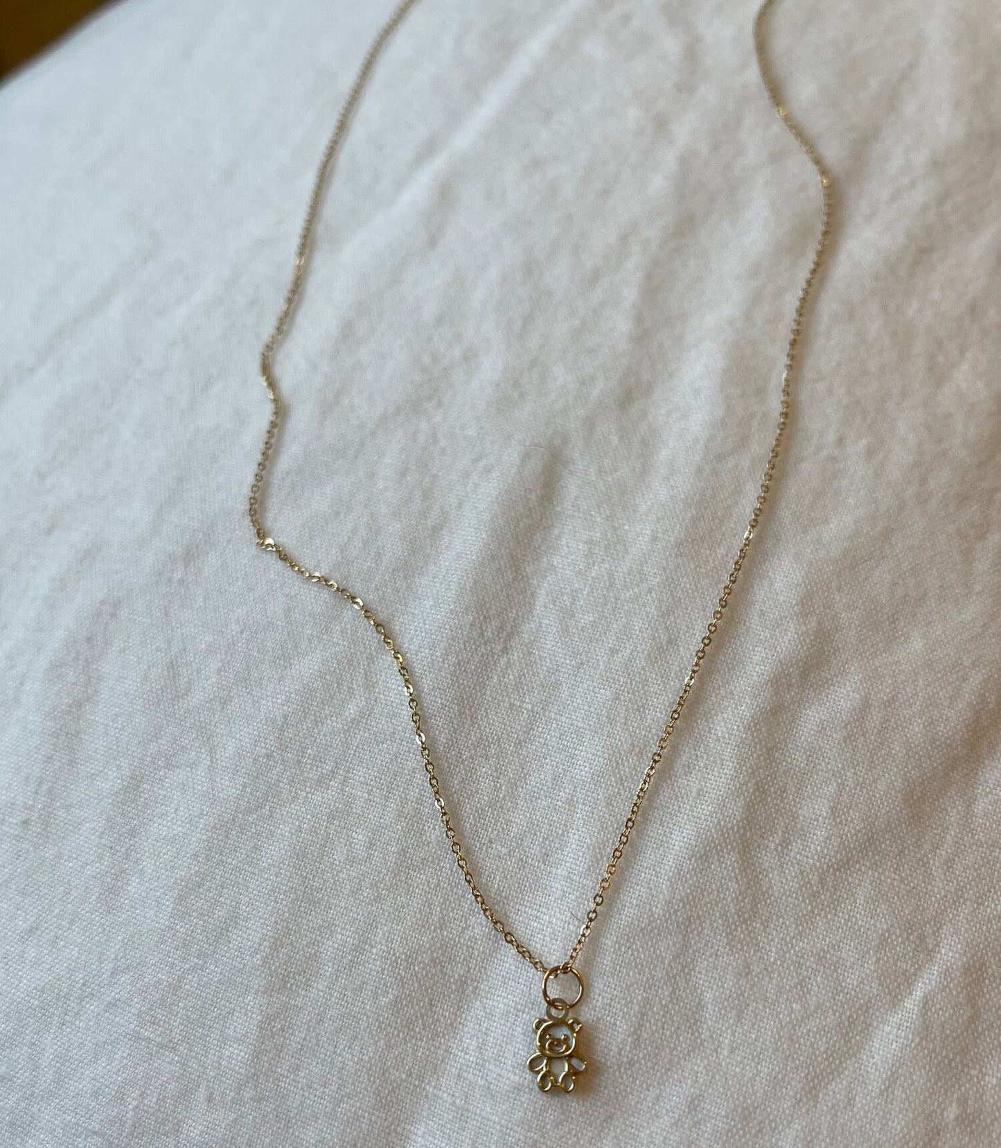 Teddy Necklace 14K Gold