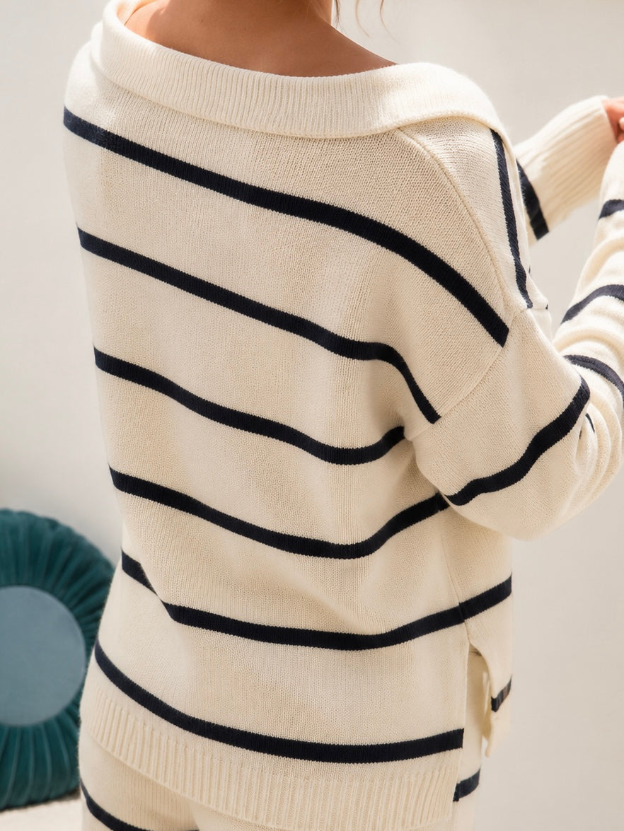 Signature Stripe Long Sleeve Top