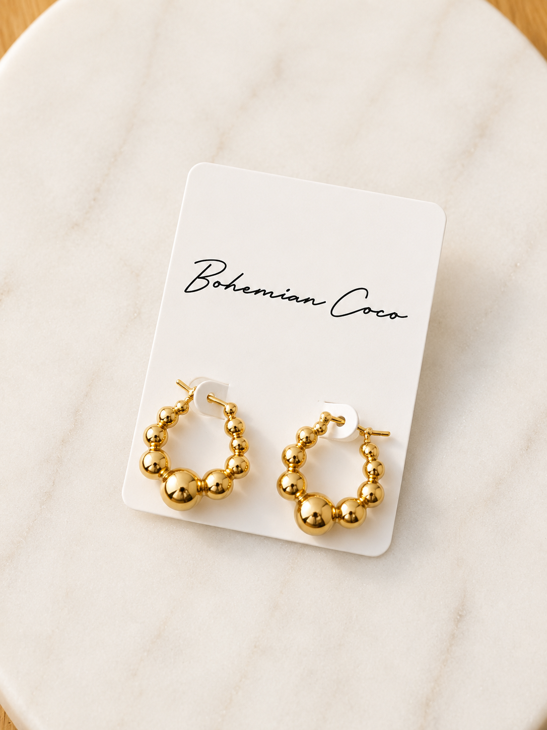 Emery Bubble Hoops