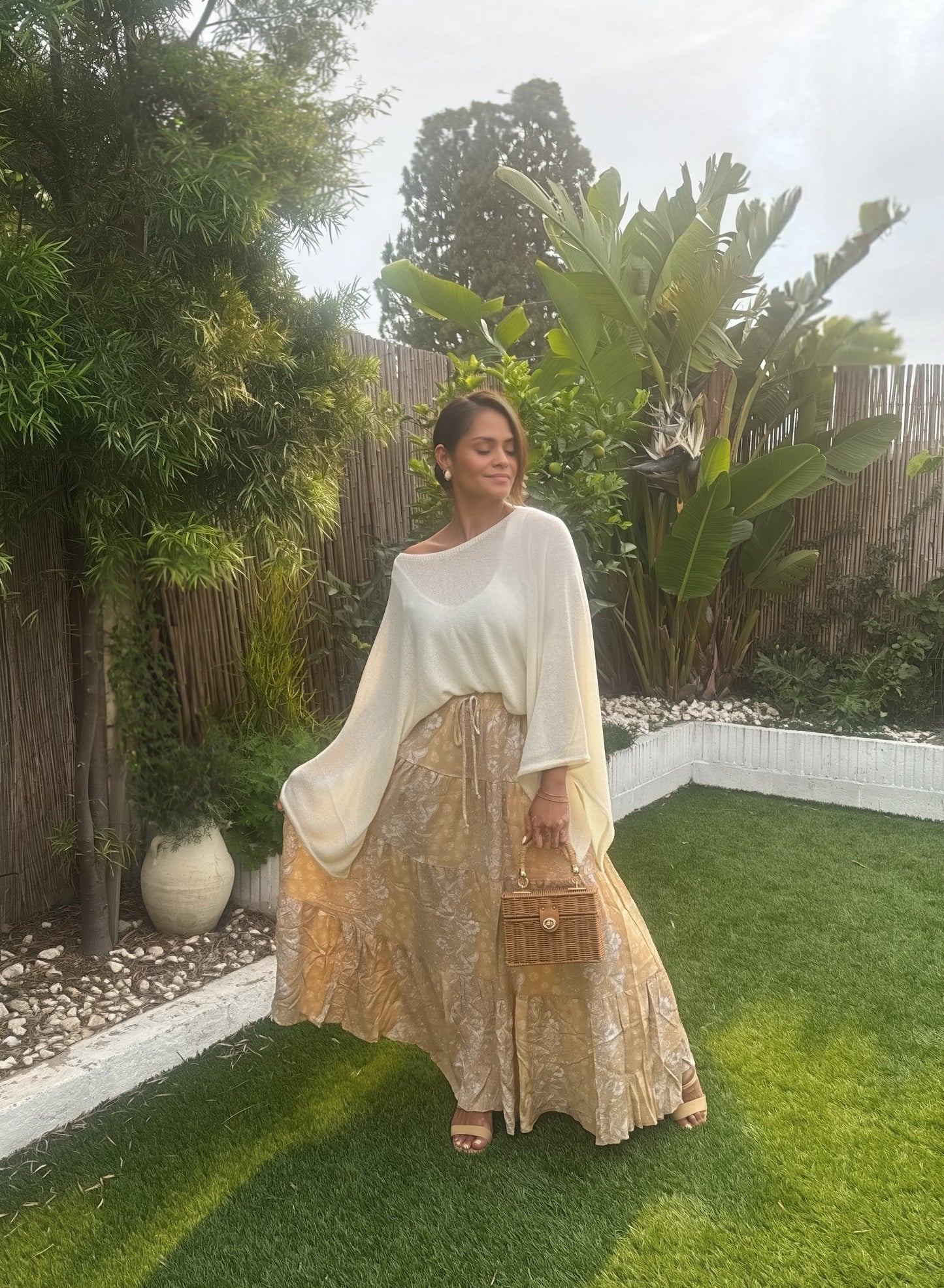 Petal Cloud Knit Sweater