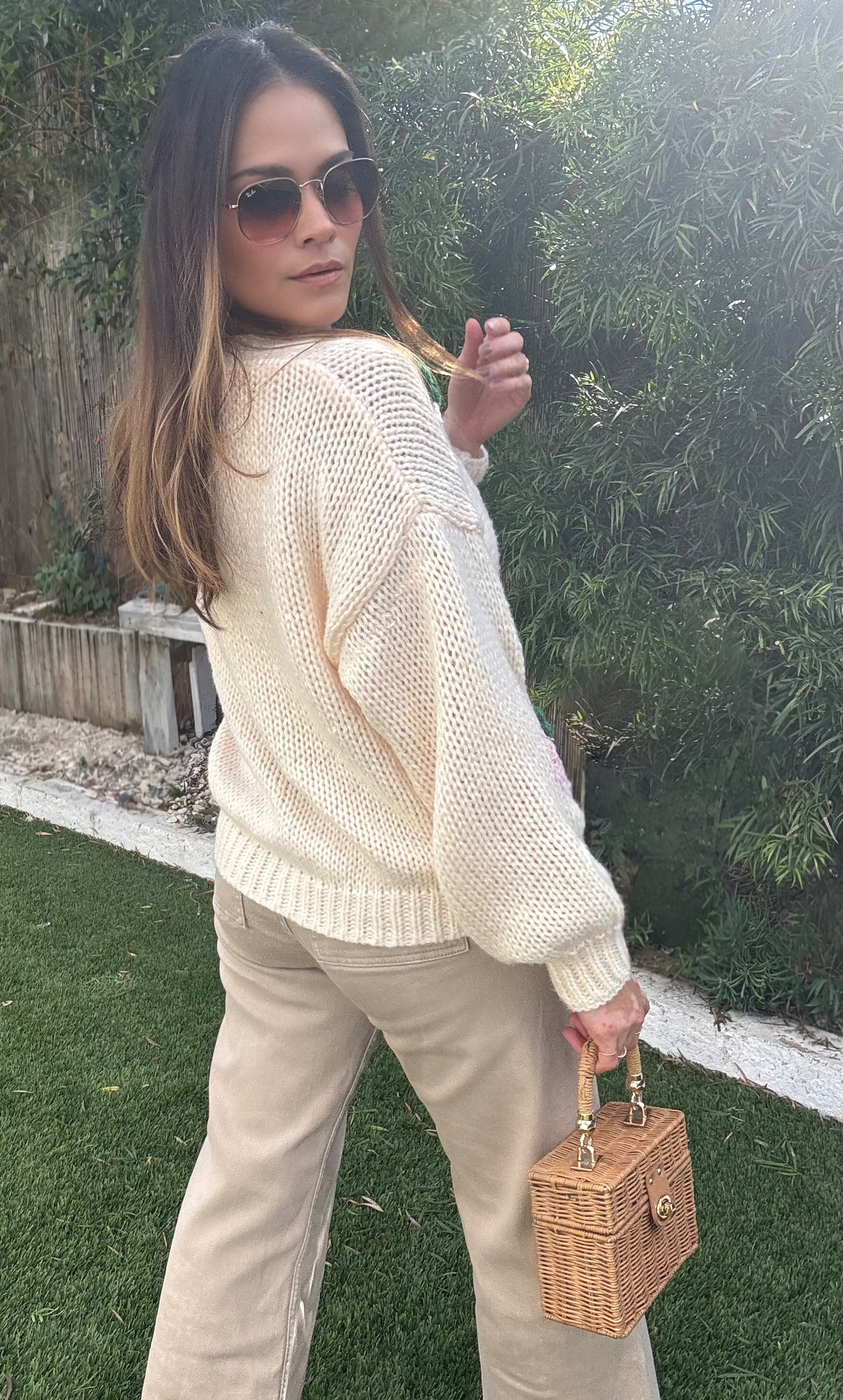 Strawberry Knit Cardigan