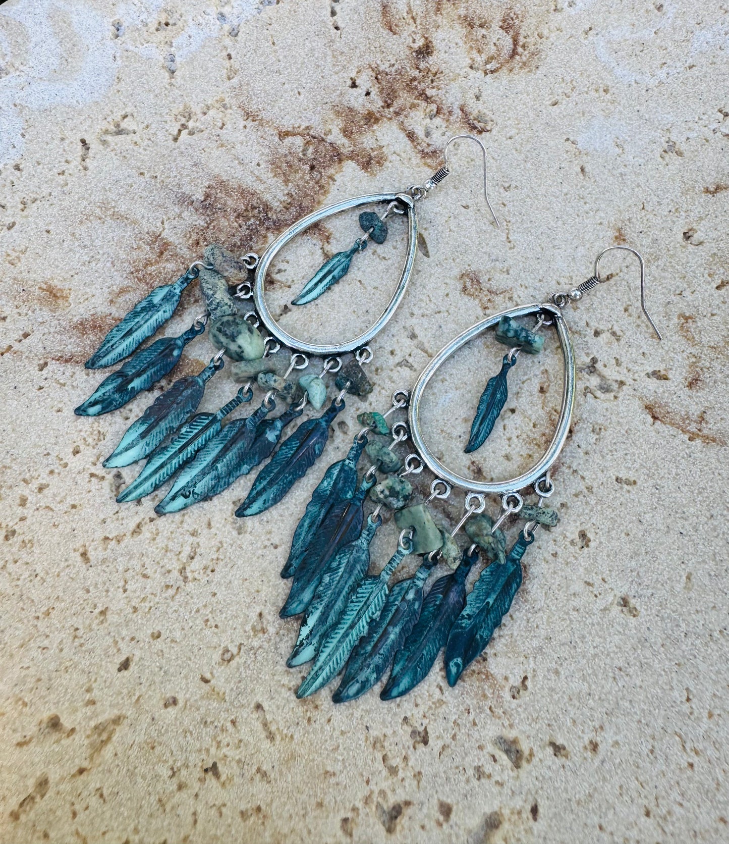 Seraphina Feather Dangles