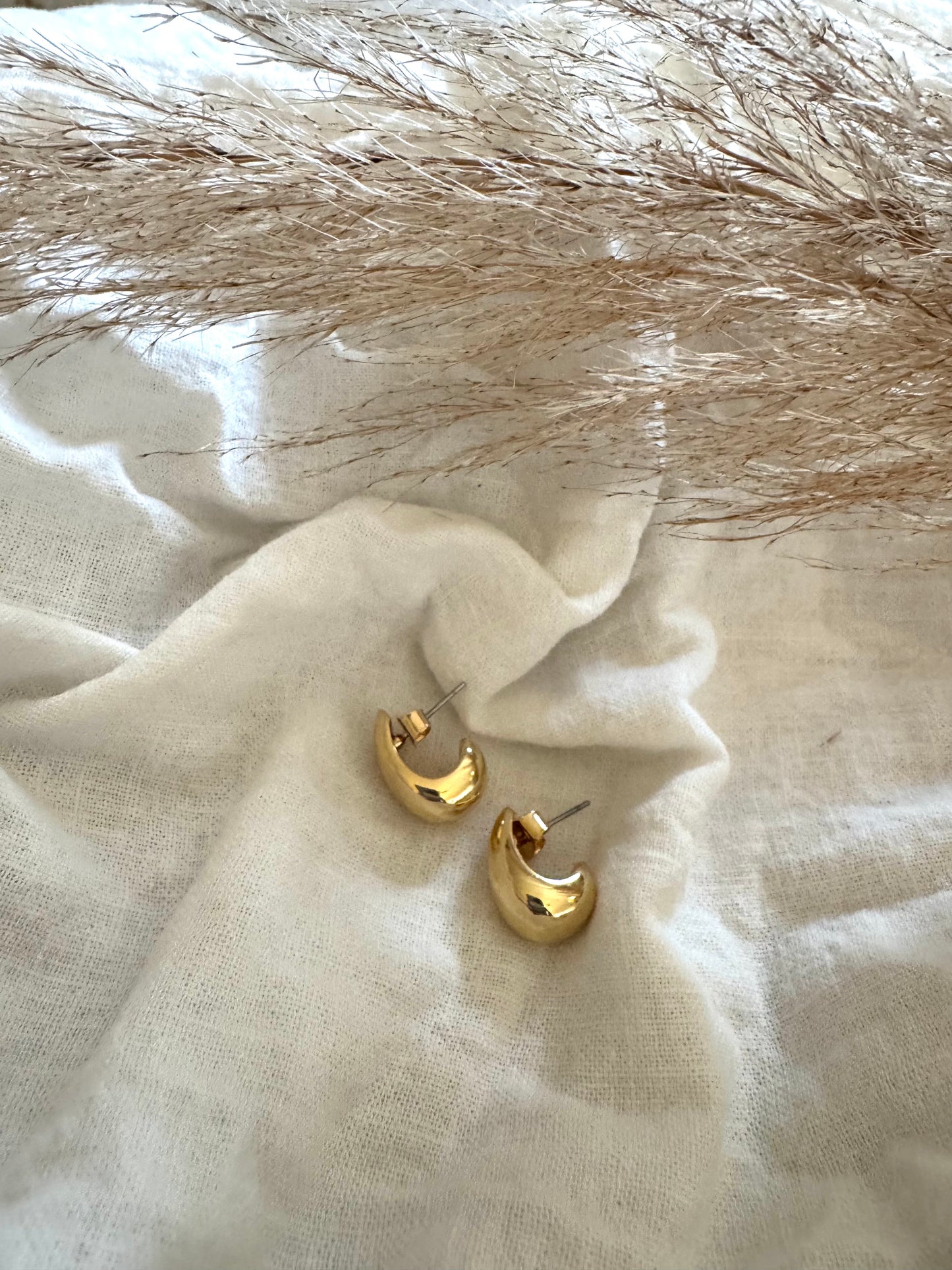 Bloom Huggie Earrings