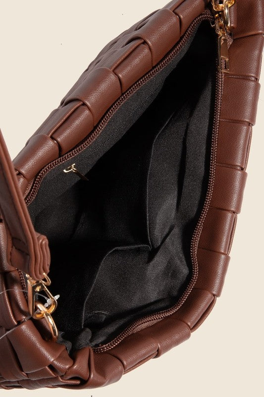 Vida Weave Leather Bag