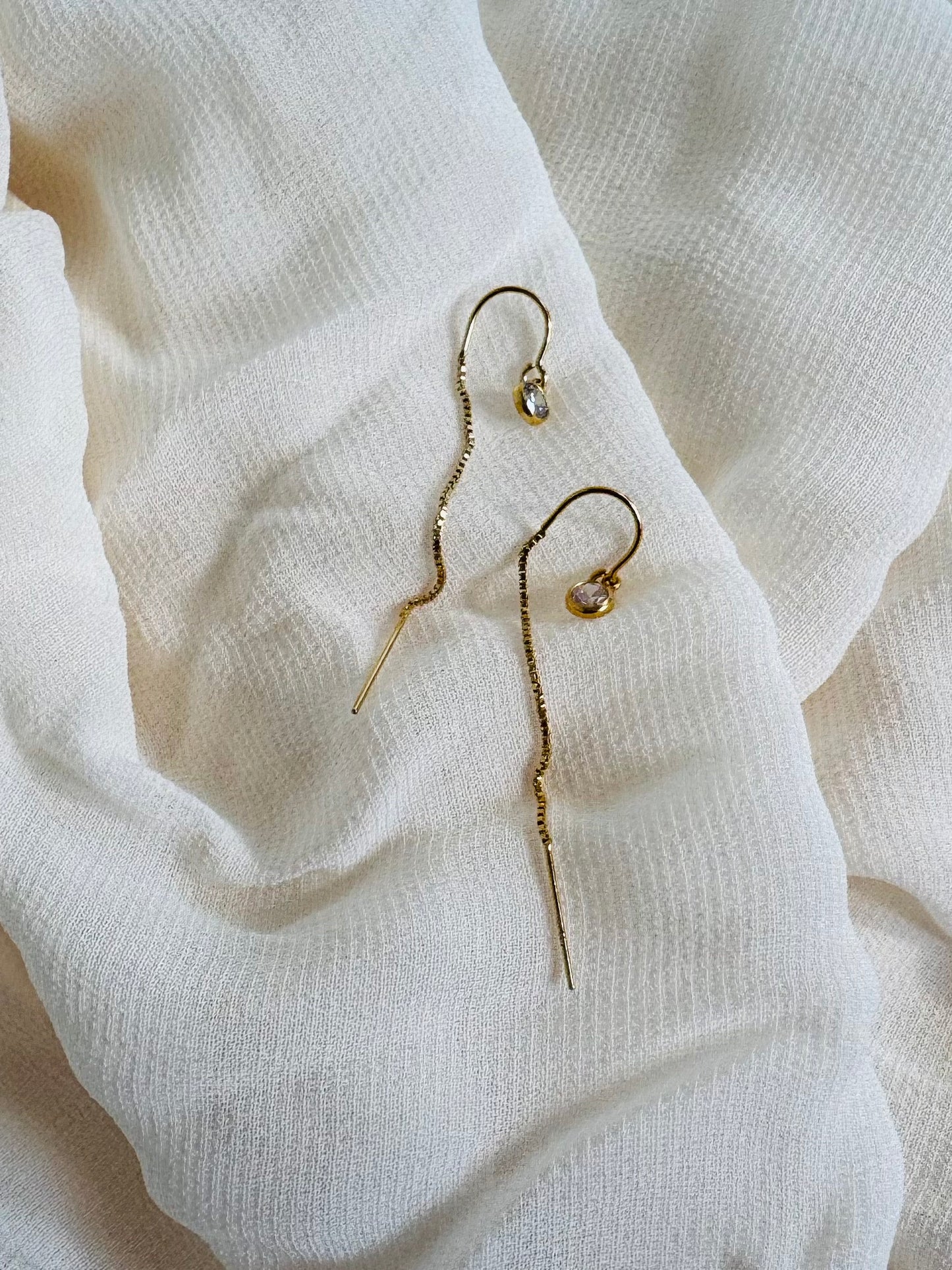 Serene CZ Threaders 14K Gold Filled