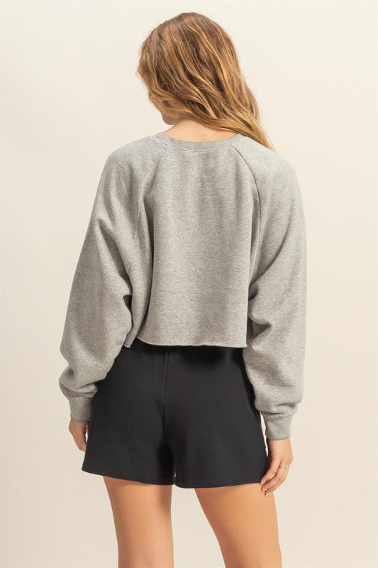 Flow State Only Crop Sweatshirt
