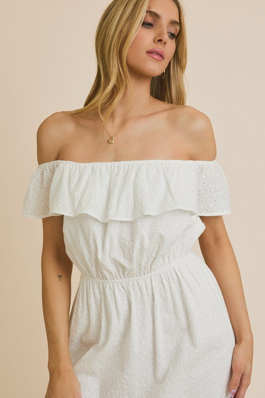 Zoe Off the Shoulder Maxi Dress