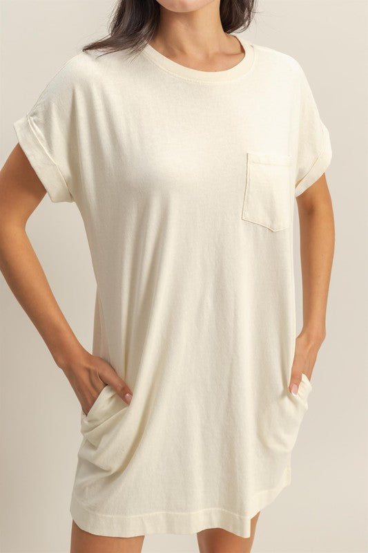 Unwind in Style TShirt Mini Dress