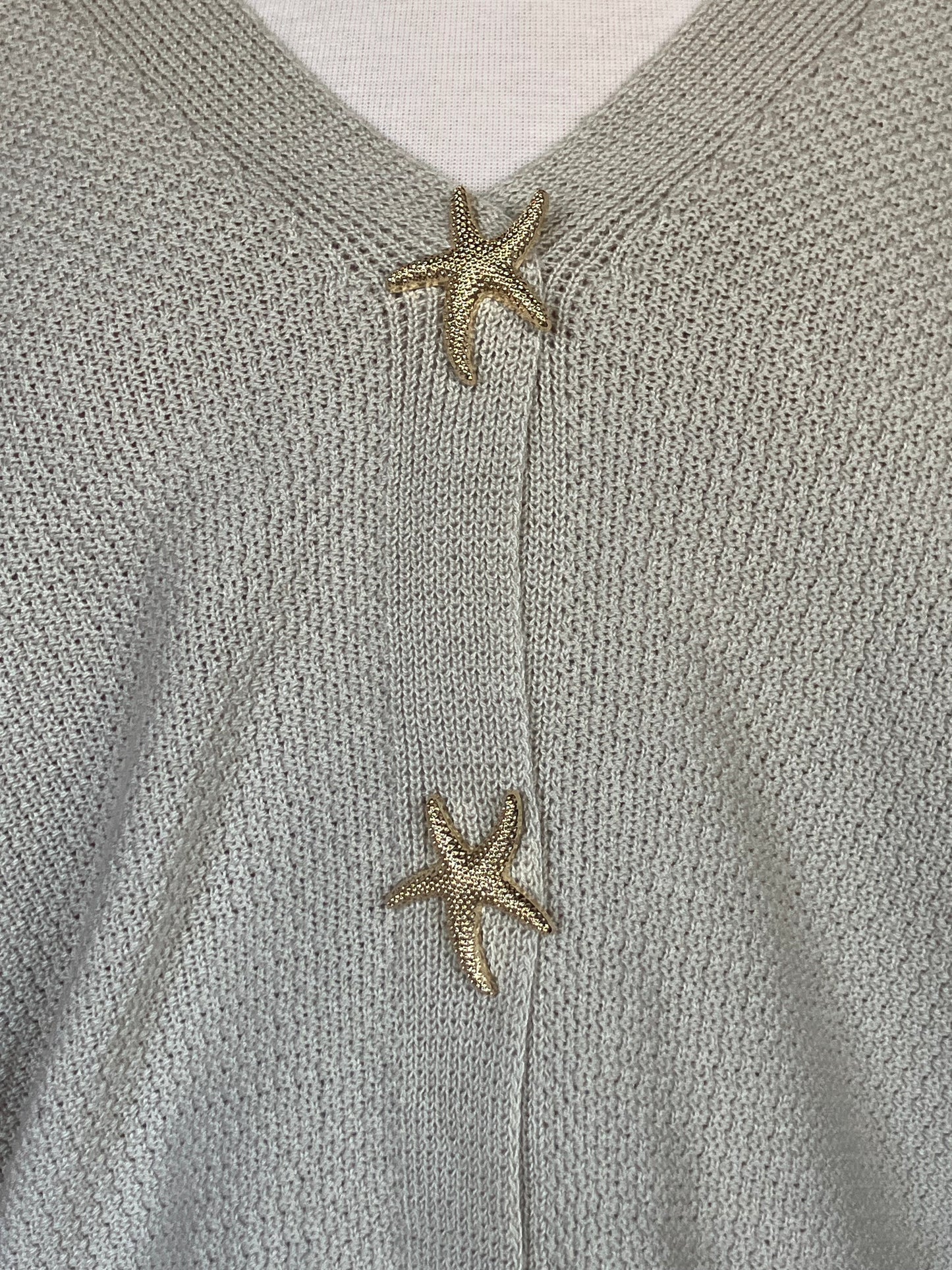 Starfish Button Up Top