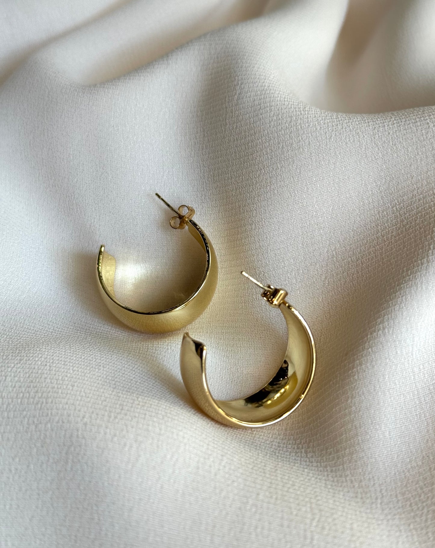 Goddess Bold Hoop Earrings