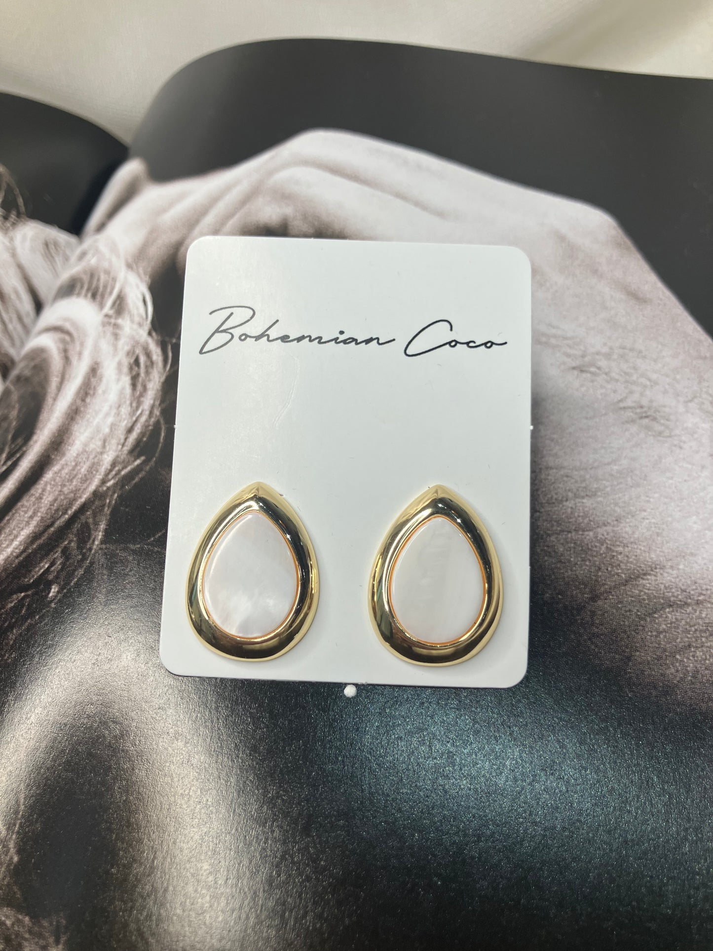 Teardrop Pearl Gold Filled Earrings