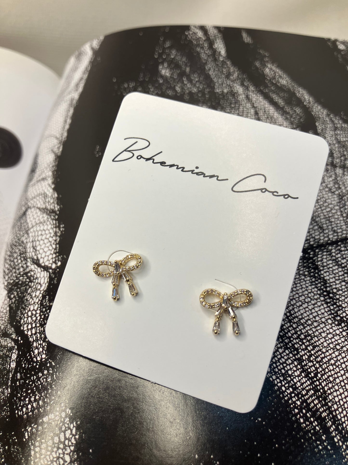 Dainty Bow Earrings