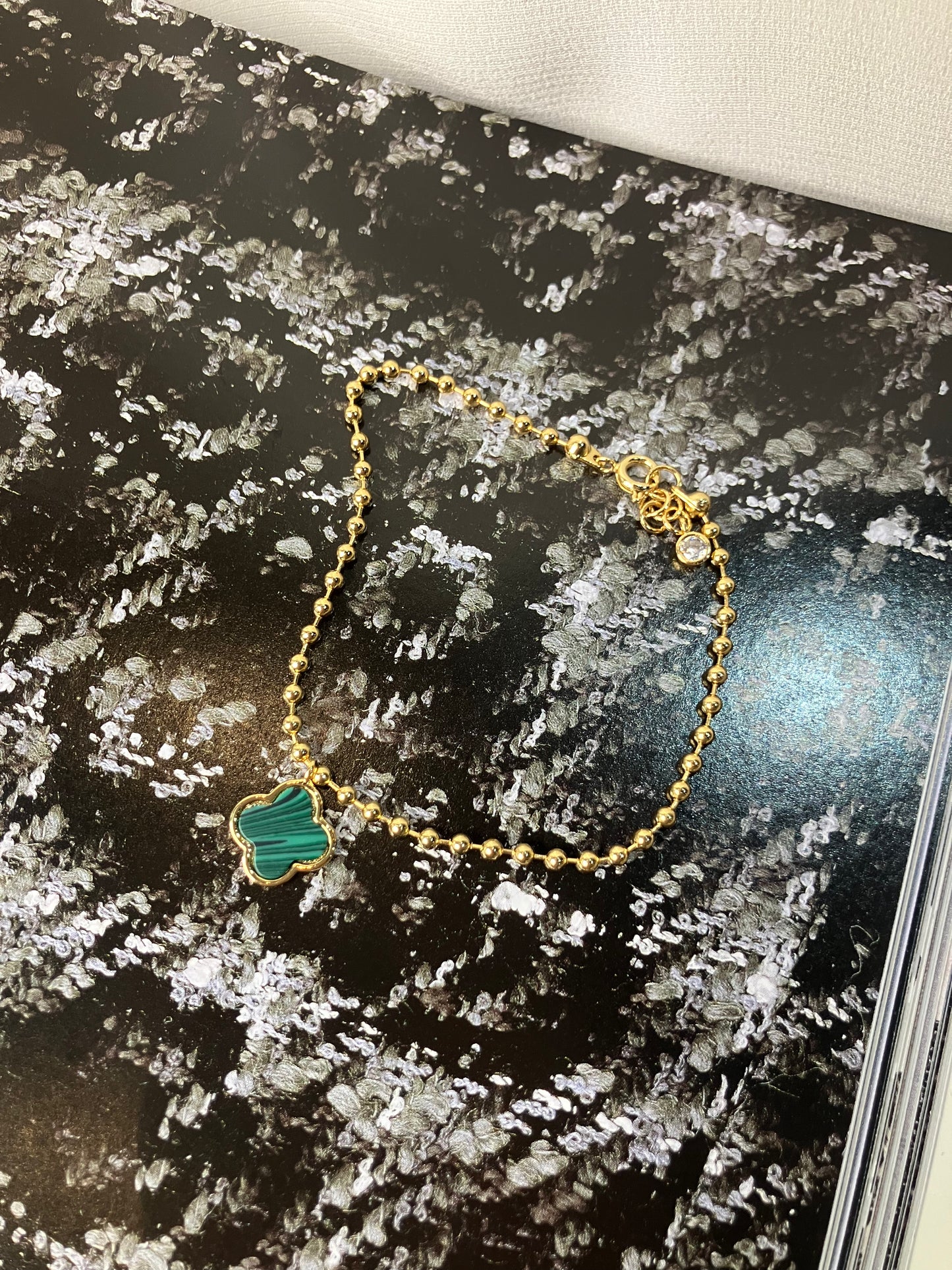 Beaded Clover Bracelet