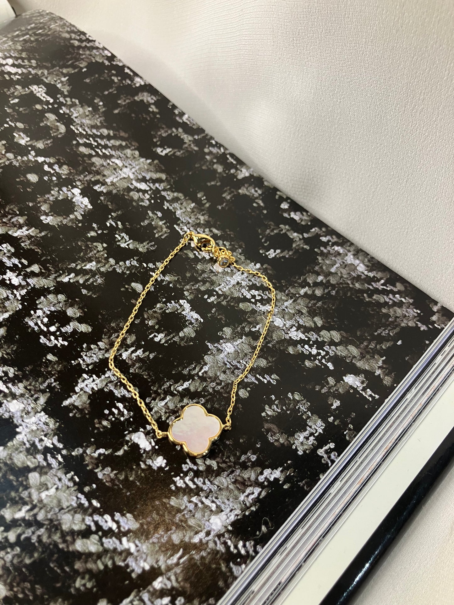 Gold Clover Bracelet